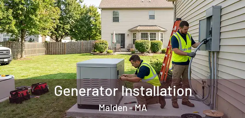  Generator Installation Malden - MA