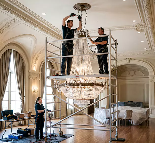 Professional Chandelier Installation: Your Local Fixture Team in Malden, MA